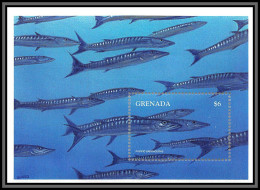 80662 Grenada YT BF N°438 TB Neuf ** MNH Poissons Fishes Pacific Barracudas Sphyraena Argentea 1997 - Poissons