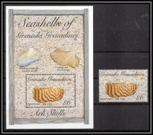 80657g Seashells Of Grenada Grenadines Y&t N°279 + Timbre Ark Shells Coquillages TB Neuf ** MNH 1993 - Grenade (1974-...)