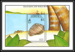 80656 Dominica Dominique Mi BF N°166 TB Neuf ** MNH Giant Tun Sea Shells Tonna Galea Dolium 1990 Coquillages - Muscheln