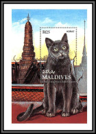 80613 Maldives YT BF N°196 Korat TB Neuf ** MNH Chats (chat Cats Cat) 1994 - Chats Domestiques