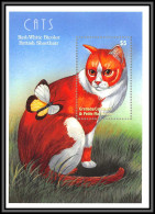 80607 Grenada Carriacou Petite Martinique Mi N°488 British Shorthair TB Neuf ** MNH Chats Chat Cats Cat 2000 Butterfly - Hauskatzen