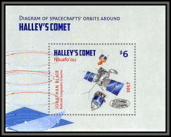 80575 Niuafo'ou Y&t BF 71 Halley's Comet Comète TB Neuf ** MNH Espace Space 2017 - Tonga (1970-...)