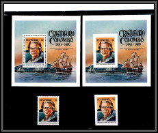 80568b St Vincent Y&t N°24 A Christophe Colomb 500th Anniversary 1986 Neuf ** MNH Columbus Colombo + Imperf Non Dentelé - St.Vincent (1979-...)