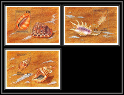 80652 Maldives YT BF N°273/276 /286 TB Neuf ** MNH Shells Coquillage COMPLET 1993 - Conchiglie