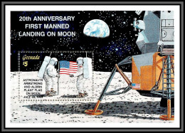 80561 MI N°226 20th Anniversary First Manned Landing On Moon Grenada Grenade TB Neuf ** MNH Espace (space) 1989 - South America
