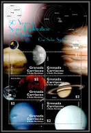 80554 Yvert N°3728/3733 50 YEARS OF SPACE EXPLORATION Grenada Carriacou TB Neuf ** MNH Espace (space) 2008 - Amérique Du Sud