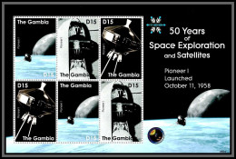 80537 Gambia Gambie Mi N°5955/5957 Pioneer 50 Years Of Space Exploration Ans Satellites TB Neuf ** MNH Espace 2008 - Afrika