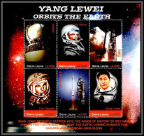 80524 Sierra Leone N°4532-4537 Astronaut Yang Lewei TB Neuf ** MNH Espace (space) 2004 Chine China 2004 - Sierra Leona (1961-...)