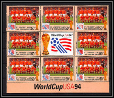 81197b St Vincent Grenadines Mi N°2828 A Holland Team World Cup Coupe Du Monde Usa 1994 TB Neuf ** MNH Football Soccer - 1994 – États-Unis