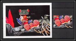 81143b Sierra Leone Mi N°298 + Timbre Grenouille Red Eyed Frog Champignons Mushrooms Funghi Pilze ** MNH 1996 - Sierra Leone (1961-...)