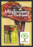 81142 Guyana Guyane Mi N°843 Amauroderma Champignons Mushrooms Of The Caribbean Funghi Pilze ** MNH 2011 Year Of Forest - Pilze