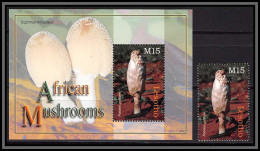 81126b Lesotho Y&t BF N°206 + Timbre Champignons Mushrooms Funghi Pilze 2007 TB Neuf ** MNH  - Lesotho (1966-...)