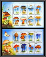 81136h Angola 2 Blocs Champignons Mushrooms Funghi Pilze ** MNH 1999 - Mushrooms