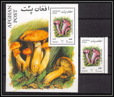 81119 Afghanistan Afghan MI BF N°120 + Timbre Calocybe Persicolor TB Neuf ** MNH Champignons Mushrooms Funghi Pilze 2001 - Afghanistan