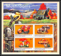 81109 Grenada Carriacou Petite Martinique Mi N°3249/3252 Neuf ** MNH Champignons Mushrooms Funghi Pilze 2000 - Grenade (1974-...)
