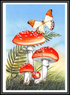 81101 Guyana Guyane Mi BF N°531 Neuf ** MNH Champignons Mushrooms Funghi Pilze 1997 Papillons Butterflies - Guyana (1966-...)