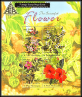 81057 Grenada Carriacou Petite Martinique Mi N°3988/3991 Fleur Flowers The Beautiful Flower Fleurs ** MNH 2003 - Other & Unclassified