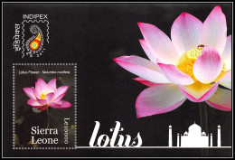 81056 Lesotho BF N°637 LOTUS Indipex 2011 New Delhi India Fleur Flowers Flower Fleurs ** MNH - Sierra Leona (1961-...)