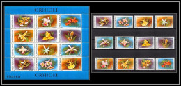 81053 Roumanie Romana Y&t N°197 Bloc + Serie Orchids Flowers Flower Fleurs Orchidées Orhidee ** MNH 1988 Cote 18 Euros - Unused Stamps