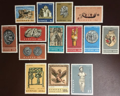 Cyprus 1966 Definitives Set MNH - Unused Stamps