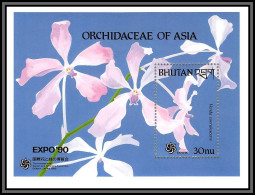 81029 Bhutan Bhoutan Mi BF N°252 Orchidées Orchids Asia ** MNH Fleur Flowers Flower Fleurs 1990 Expo 90 Osaka Japan - Orchidee