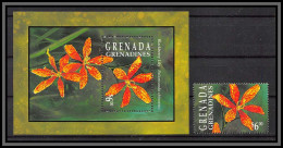 81023a Grenada Grenadines Mi BF N°270 + Timbre Blackberry Lily Belamcanda Chinensis TB Neuf ** MNH Flowers Fleurs 1993 - Other & Unclassified