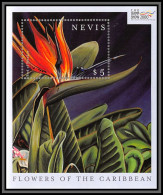 81016 Nevis Mi BF N°193 Bird Of Paradise TB Neuf ** MNH Fleur Flowers Of Caribbean Flower Fleurs Stamps Show 2000 London - St.Kitts And Nevis ( 1983-...)