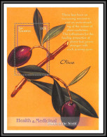81011 Gambia Gambie BF N°525 Medicinal Plants Olive TB Neuf ** MNH Fleur Flowers Flower Fleurs 2001 - Gambie (1965-...)