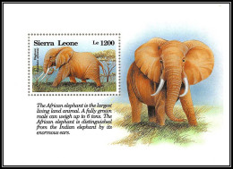 80993 Sierra Leone MI N°228 Elephant Non Dentelé Imperf ** MNH Animaux Animals 1993 - Sierra Leone (1961-...)