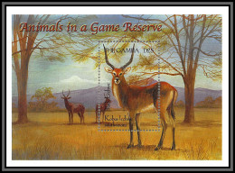 80987 Gambia Gambie Y&t Block N°438 Kobus Leche Antiloppe Black Lechwe TB Neuf ** MNH 2000 Animal In A Game Reserve - Gambie (1965-...)