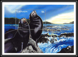 80986 Grenada Mi Block N°442 Sea Lions Lion éléphant De Mer TB Neuf ** MNH 1996 - Grenade (1974-...)