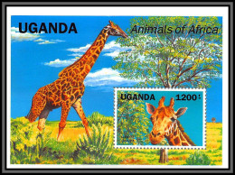 80974 Ouganda Uganda Y&t BF 148 Giraffe Giraffa Girafe ** MNH 1991 Animal Of Africa - Girafes