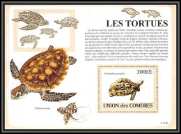 80970 Comores Y&t BF N°164 Geochelone Pardalis Tortues Turtles Tortue Turtle ** MNH 2009 Cote 21 Euros - Komoren (1975-...)