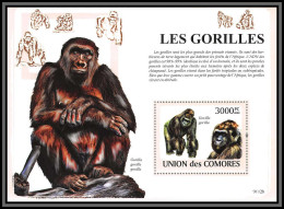 80966 Comores Y&t BF N°160 Gorilles Gorille Gorilla Singes Singe Apes Monkeys ** MNH 2009 Cote 21 Euros - Comoros