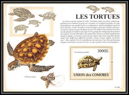80970 Comores Y&t BF N°164 Geochelone Pardalis Tortues Turtles Tortue Turtle ** MNH 2009 Cote 21 Euros - Tortues