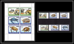 80963b Togo Togolaise Mi N°3424/3427 3479/3480 Bloc + Série ** MNH 2010 éléphant Tortues Turtles - Elefanten