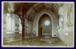 Ref 1656 - Early Real Photo Postcard - Interior Our Lady & St Joseph Church Alcester - Andere & Zonder Classificatie