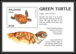 80956 Maldives Y&t BF N°332 Tortues Tortue Verte Grean Turtle Turtles Reptiles ** MNH 1995 - Malediven (1965-...)