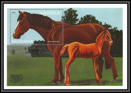 80947 Angola Mi BF N°32 Thoroughbreds Pur Sang Cheval Chevaux Horse Horses TB Neuf ** MNH Animaux Animals 1997 - Chevaux