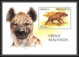 80933 Angola Mi BF N°94 Spotted Hyena Hiena Hyène TB Neuf ** MNH Animaux Animals 1996 - Angola