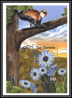 80917 Gambia Gambie N° Singes Ape Apes Monkeys Arctotis Venusta Astéracées TB Neuf ** MNH Animaux Animals Fleurs Flowers - Monkeys