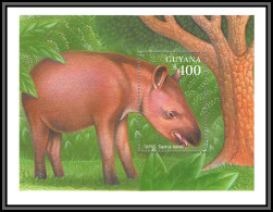 80920 Guyana Mi BF N°724 Tapir TB Neuf ** MNH Animaux Animals 2001 - Guyana (1966-...)