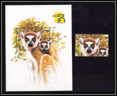 80916b Grenada Y&y N°504 Lémuriens Lemur + Timbre ** MNH Animaux Animals Koala Australia World Stamp 99 Expo 1999  - Other & Unclassified