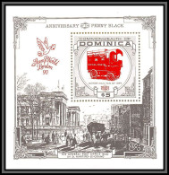 81619 Dominique Dominica 1990 Anniversary Of The Penny Black TB Neuf ** MNH London 90 - Postzegels Op Postzegels