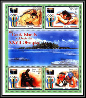 81644 Aitutaki Cook Islands N°767/770 TB Neuf ** MNH 2000 Sydney Jeux Olympiques (olympic Games) Wrestling Boxe Lutte - Aitutaki