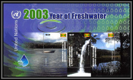 81611 Grenada Carriacou Petite Martinique 2003 Mi N°3941/3943 TB Neuf ** MNH Year Of Freshwater Water Eau Uno Onu - Grenada (1974-...)
