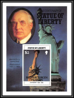 81609a British Virgin Islands 1986 Président Harding 1921/1923 Statue Of Liberty Statue Liberté New York Dentelé ** MNH  - Denkmäler
