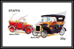 81528 Staffa Islands Scotland Voiture (vintage Cars) Albion 1904 Buick 1907 Non Dentelé Imperf Voitures Anciennes - Local Issues