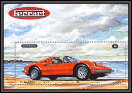 81511 Grenada N° Bloc + Timbre Ferrari Dino 246 GT/GTS TB Neuf ** MNH Voiture Voitures Car Cars Autos - Auto's