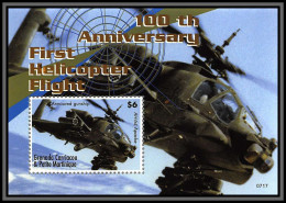 81428b Grenada Carriacou Petite Martinique MI N°625 Helicoptere Centenary Helicopter Hugues AH-64 Apache 2007 ** MNH  - Grenade (1974-...)